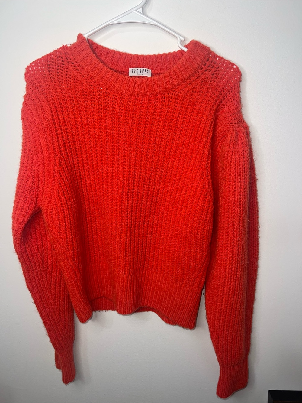 Claudie Pierlot Crewneck Chunky Knit Sweater